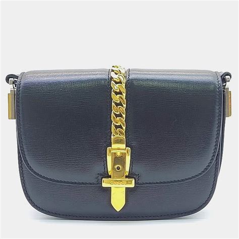 gucci super mini sylvie leather shoulder bag|Sylvie 1969 small shoulder bag .